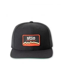Stio A Mountain Company Hat -Hot Sale Stio Store A Mountain Company Patch Trucker Hat Black