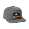 Stio A Mountain Company Hat 2 Stio A Mountain Company Hat -Hot Sale Stio Store A Mountain Company Patch Trucker Hat Dark Gray Side