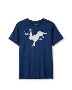 Stio Kids' Bucking Jackalope Tee 7 Stio Kids' Bucking Jackalope Tee -Hot Sale Stio Store Kids Bucking Jackalope Tee Heather Denim Heather
