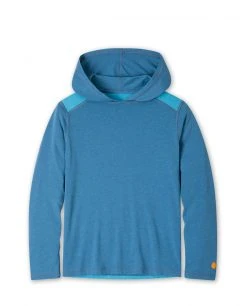 Stio Kids' Divide Hooded Pullover -Hot Sale Stio Store Kids Divide Hooded Pullover Sturdy Blue Heather