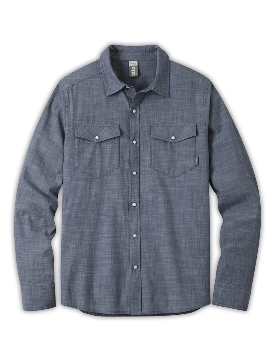 Stio Men's Ashton Chambray Shirt - Past Season 21 Stio Men's Ashton Chambray Shirt - Past Season - Image 19