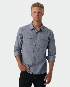 Stio Men's Ashton Chambray Shirt -Hot Sale Stio Store M Ashton Chambray Shirt Medium Chambray 1 baf5caaf 9850 4b2b 9d43 529fe723f471