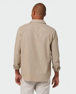 Stio Men's Ashton Chambray Shirt -Hot Sale Stio Store M Ashton Chambray Shirt Rodeo Dust 4 Top