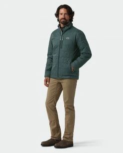 Stio Men's Azura Insulated Jacket -Hot Sale Stio Store M Azura Jacket Treeline Green 3