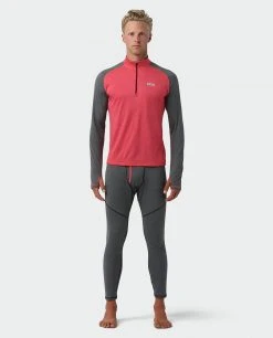 Stio Men's Basis Power Wool™ Zip Neck -Hot Sale Stio Store M Basis Power Wool Zip Neck Risk Red 4 24869a84 c6d0 47fd 8a08 9d796ed2034e