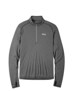 Stio Men's Basis Power Wool™ Zip Neck -Hot Sale Stio Store M Basis Powerwool Half Zip Boundary Black 5b95c50a db59 408b 82bb ddcdd0d36618