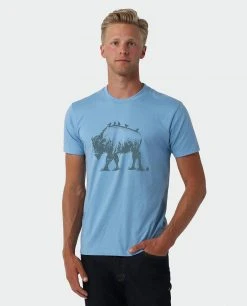Stio Men's Bison Perch Tee 10 Stio Men's Bison Perch Tee -Hot Sale Stio Store M Bison Perch Tee Light Blue Heather 1