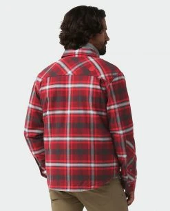 Stio Men's Buckhorn Insulated Snap Shirt 36 Stio Men's Buckhorn Insulated Snap Shirt -Hot Sale Stio Store M Buckhorn Insulated Snap Shirt Roasted Beet Plaid 2