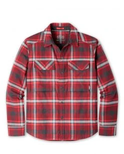 Stio Men's Buckhorn Insulated Snap Shirt 34 Stio Men's Buckhorn Insulated Snap Shirt -Hot Sale Stio Store M Buckhorn Insulated Snap Shirt Roasted Red Beet Plaid