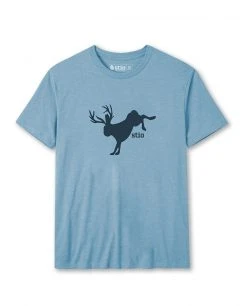 Stio Men's Bucking Jackalope Tee 17 Stio Men's Bucking Jackalope Tee -Hot Sale Stio Store M Bucking Jack Light Blue Heather