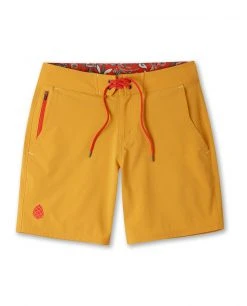Stio Men's CFS Board Short - 16" -Hot Sale Stio Store M CFS Board Short 16 Inches Amber Resin
