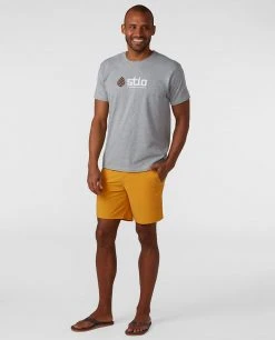 Stio Men's CFS Board Short - 16" -Hot Sale Stio Store M CFS Board Short Amber Resin 16 4