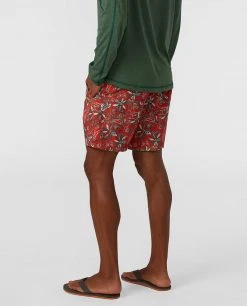 Stio Men's CFS Board Short - 16" -Hot Sale Stio Store M CFS Board Short Poppy Floral 16 3