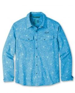 Stio Men's CFS Shirt 43 Stio Men's CFS Shirt -Hot Sale Stio Store M CFS Shirt Rapid Blue Floral