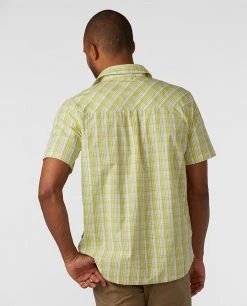 Stio Men's Curtis Camp Shirt SS 34 Stio Men's Curtis Camp Shirt SS -Hot Sale Stio Store M Curtis Camp Shirt SS Forage Green Plaid 2