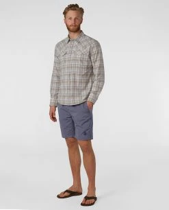 Stio Men's Eddy Drift Shirt LS 50 Stio Men's Eddy Drift Shirt LS -Hot Sale Stio Store M Eddy Drift Shirt LS Pebble Plaid 4