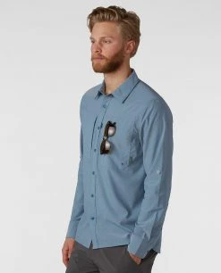 Stio Men's Eddy Guide Shirt LS 42 Stio Men's Eddy Guide Shirt LS -Hot Sale Stio Store M Eddy Guide Shirt River Shimmer 4