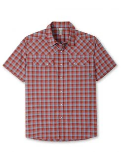 Stio Men's Eddy Shirt SS -Hot Sale Stio Store M Eddy Shirt SS Cliff Clay Check