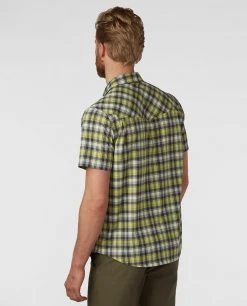 Stio Men's Eddy Shirt SS -Hot Sale Stio Store M Eddy Shirt SS Honeydew Plaid 2
