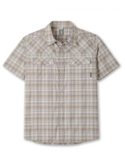 Stio Men's Eddy Shirt SS -Hot Sale Stio Store M Eddy Shirt SS Pebble Plaid