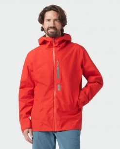 Stio Men's Ender PACLITE® Hooded Jacket -Hot Sale Stio Store M Ender Paclite Hooded Jacket Risk Red 3 Top