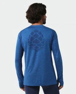 Stio Men's Basis® Seamless Tech Crew -Hot Sale Stio Store M Full Range Seamless Crew LS Alpine Lake Heather 3