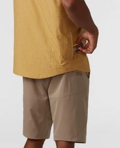 Stio Men's Hagen Trail Shirt 41 Stio Men's Hagen Trail Shirt -Hot Sale Stio Store M Hagen Trail Shirt Amber Resin Plaid 4
