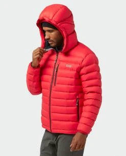 Stio Men's Hometown Down Hooded Jacket 75 Stio Men's Hometown Down Hooded Jacket -Hot Sale Stio Store M Hometown Down Hooded Jacket Risk Red 3