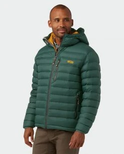 Stio Men's Hometown Down Hooded Jacket 60 Stio Men's Hometown Down Hooded Jacket -Hot Sale Stio Store M Hometown Down Hooded Jacket Treeline Green 1