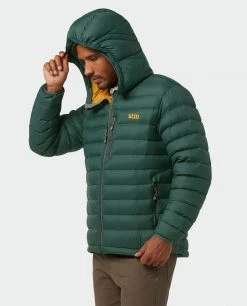 Stio Men's Hometown Down Hooded Jacket 61 Stio Men's Hometown Down Hooded Jacket -Hot Sale Stio Store M Hometown Down Hooded Jacket Treeline Green 2