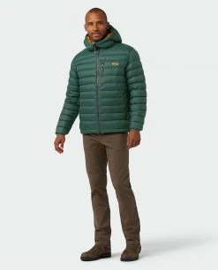 Stio Men's Hometown Down Hooded Jacket 65 Stio Men's Hometown Down Hooded Jacket -Hot Sale Stio Store M Hometown Down Hooded Jacket Treeline Green 6