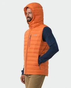 Stio Men's Hometown Down Hooded Vest 54 Stio Men's Hometown Down Hooded Vest -Hot Sale Stio Store M Hometown Down Hooded Vest Burnt Orange 4