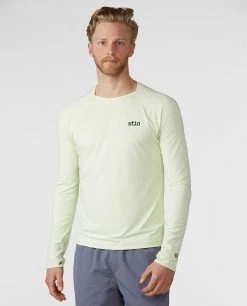 Stio Men's Hylas Crew LS 36 Stio Men's Hylas Crew LS -Hot Sale Stio Store M Hylas Crew LS Honey Dew 1