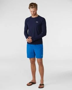 Stio Men's Hylas Crew LS 25 Stio Men's Hylas Crew LS -Hot Sale Stio Store M Hylas Crew LS Maritime Blue 3