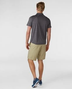 Stio Men's Icefloe Tech Polo SS 22 Stio Men's Icefloe Tech Polo SS -Hot Sale Stio Store M Icefloe Tech Polo Scorched Rock 4