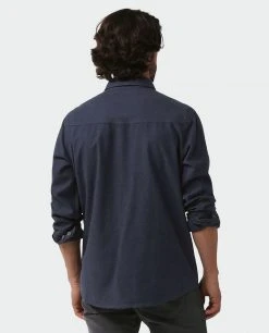 Stio Men's Junction Midweight Flannel Shirt -Hot Sale Stio Store M Junction Midweight Flannel Shirt Mountain Shadow Heather 3