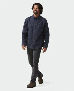 Stio Men's Junction Midweight Flannel Shirt -Hot Sale Stio Store M Junction Midweight Flannel Shirt Mountain Shadow Heather 4