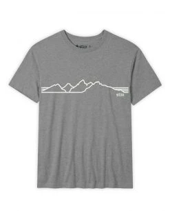 Stio Men's Teton Elevations Tee 13 Stio Men's Teton Elevations Tee -Hot Sale Stio Store M Linear Teton Tee Stone Heather