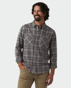 Stio Men's Miter Lightweight Flannel Shirt 41 Stio Men's Miter Lightweight Flannel Shirt -Hot Sale Stio Store M Miter Lightweight Flannel Shirt Basalt Plaid 1