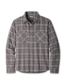 Stio Men's Miter Lightweight Flannel Shirt 40 Stio Men's Miter Lightweight Flannel Shirt -Hot Sale Stio Store M Miter Lightweight Flannel Shirt Basalt Plaid