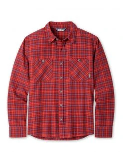 Stio Men's Miter Lightweight Flannel Shirt 45 Stio Men's Miter Lightweight Flannel Shirt -Hot Sale Stio Store M Miter Lightweight Flannel Shirt Roasted Beet Plaid