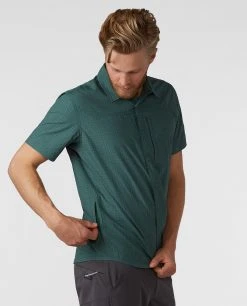 Stio Men's Hagen Trail Shirt 29 Stio Men's Hagen Trail Shirt -Hot Sale Stio Store M OPR Short Scorched Rock M Hagen Trail Shirt River Thicket Plaid 3