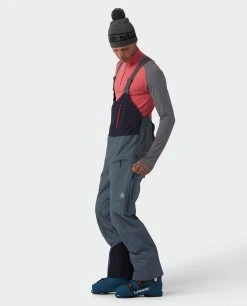 Stio Men's Objective Pro Bib -Hot Sale Stio Store M Objective Pro Bib Stormy Weather 3