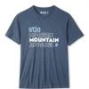 Men's Stio Stacked Tee 1 Men's Stio Stacked Tee -Hot Sale Stio Store M Private Label Modern Mountain Tee Navy Heather