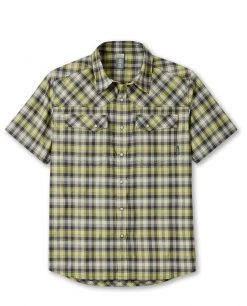 Stio Men's Eddy Shirt SS -Hot Sale Stio Store M SS Eddy Honeydew Plaid