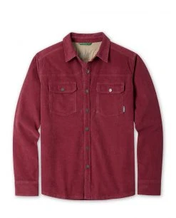 Stio Men's Saratoga Cord Shirt -Hot Sale Stio Store M Saratoga Cord Shirt Roasted Beet