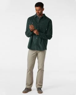 Stio Men's Saratoga Cord Shirt -Hot Sale Stio Store M Saratoga Cord Treeline Green 4