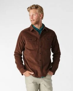 Stio Men's Saratoga Cord Shirt -Hot Sale Stio Store M Saratoga Shirt Bison Herd 2