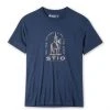 Stio Men's Ski The Tetons Tee -Hot Sale Stio Store M Ski the tetons Navy