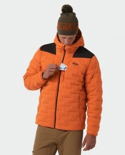 Stio Men's Skillet Stretch Down Hooded Jacket 36 Stio Men's Skillet Stretch Down Hooded Jacket -Hot Sale Stio Store M Skillet Stretch Down Hooded Jacket Basecamp Orange 2